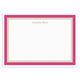 Rouge Pink Border Flat Note Cards Image 3 of 3